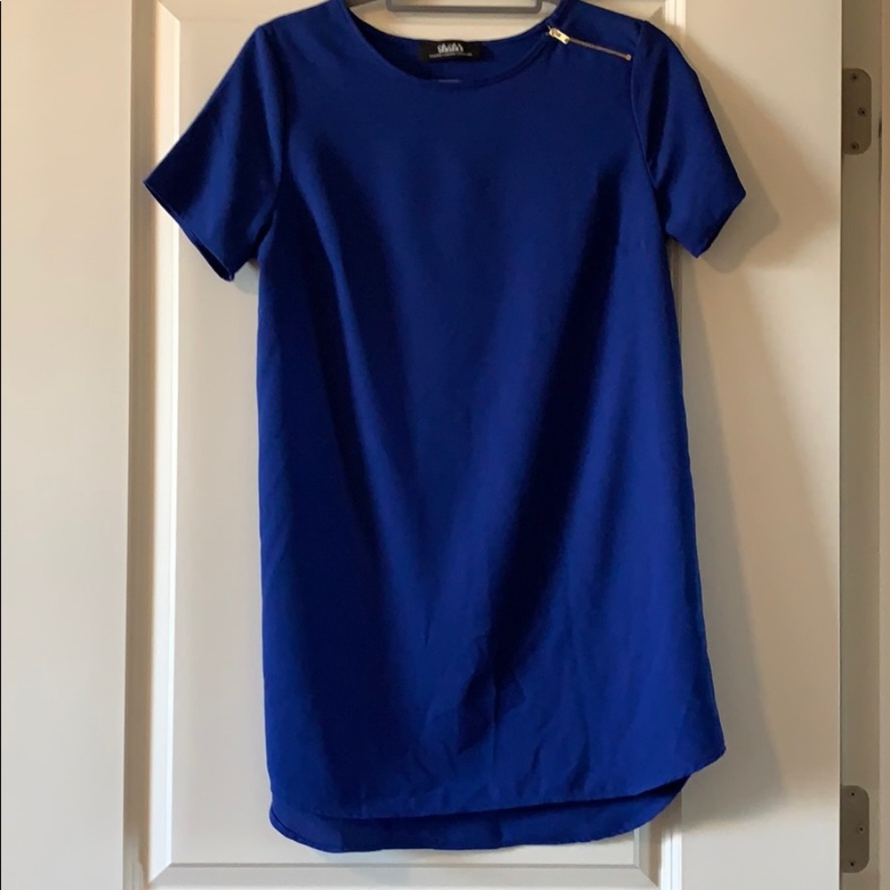 Royal blue shift dress - unworn